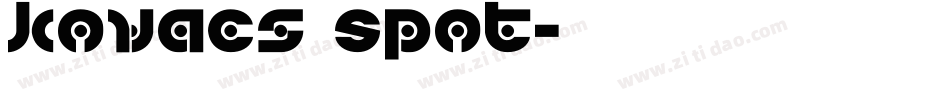 Kovacs Spot字体转换